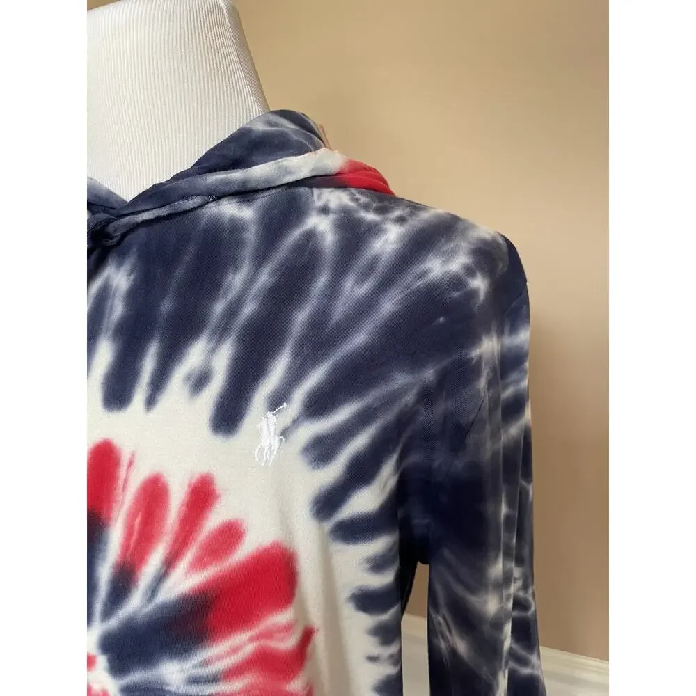 Polo Ralph Lauren Multicolor Long Sleeve T-Shirt with Hoodie Small NWT $79.50